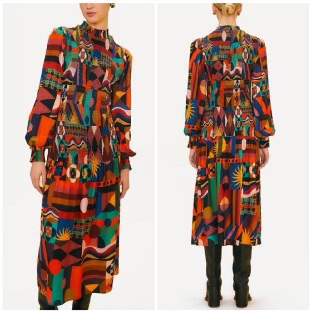 Farm Rio Tropical Shapes Dress